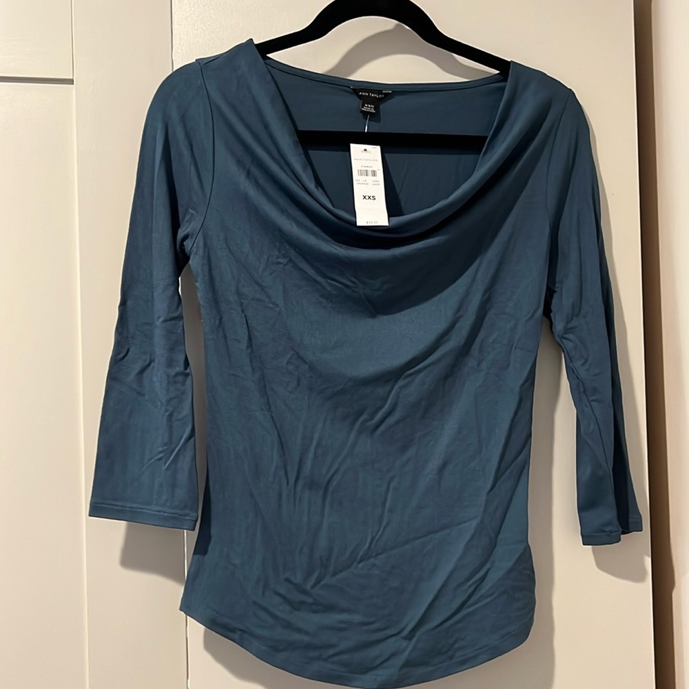 Ann Taylor Cowl Neck Top